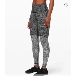 Lululemon Wunder Under High Rise Tights Bocked Full On Lextreme Leggings 4